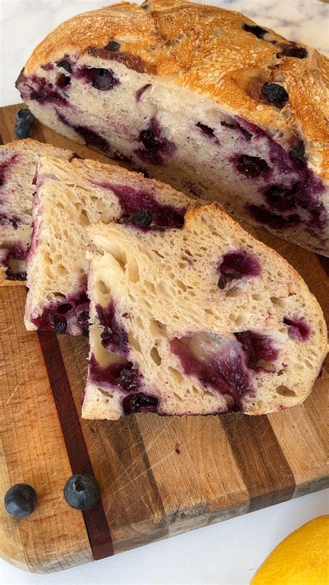 Sourdough blueberry lemon artisan bread – Artofit