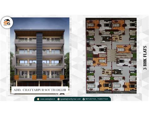 3 BHK Flats In Chhattarpur - 2 BHK 3 BHK and 4 BHK Flats in Chattarpur ...