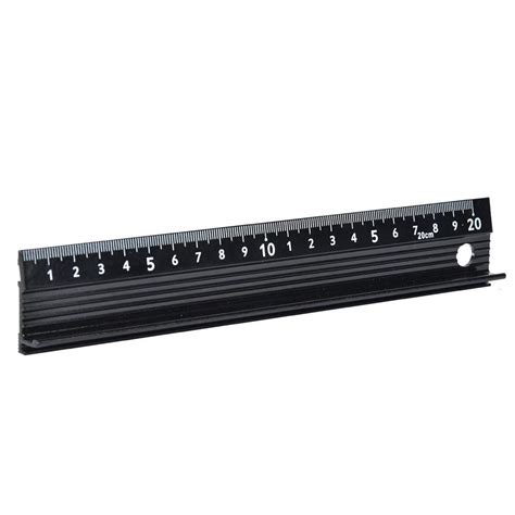 L-Type Cutting Ruler Aluminum Alloy Metal Craft Safety Ruler ...