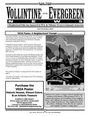 Fillable Online veca September 2009 - VECA - veca Fax Email Print ...