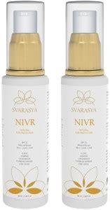 Svarasya Sunscreen - SPF 21 PA+++ Natural Sunscreen lotion (Jasmine ...