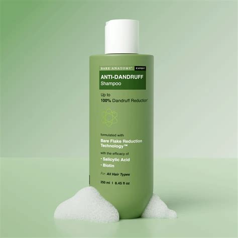 Anti Dandruff Shampoo for Dandruff & Itchy Scalp - Bare Anatomy – Innovist