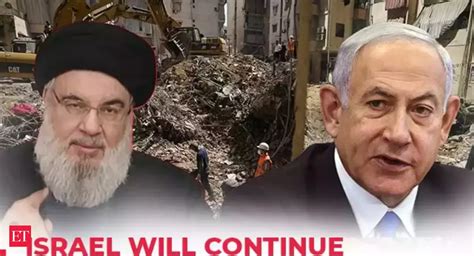 Benjamin Netanyahu: 'Nasrallah is leading you to the brink of the abyss ...