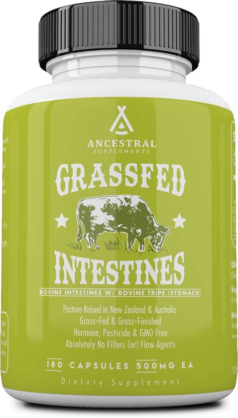 Ancestral Supplements Grass Fed Beef Intestines with Stomach (Tripe ...
