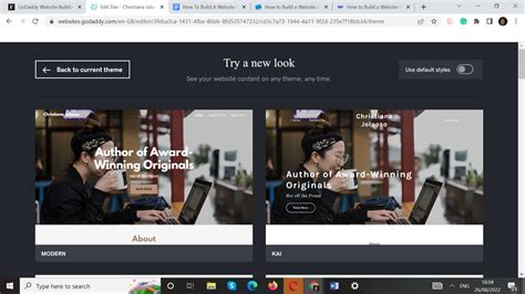Tutorial for Making a Website Godaddy.com 的图像结果