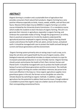 Guidelines Project on Organic Manure making - MAHATMA GANDHI UNIVERSITY ...