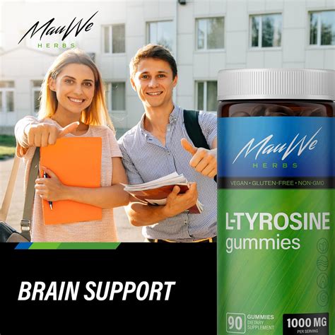 Buy L Tyrosine Gummies - Brain Function, Mood Boost, Neuro Health ...