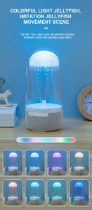 Buy TUNISKY Jellyfish Night Lamp,8 Color Changing Jellyfish Bluetooth ...