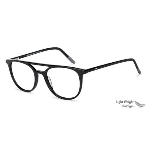 Shop online for Black Full Rim Square Vincent Chase Classic Acetate ...