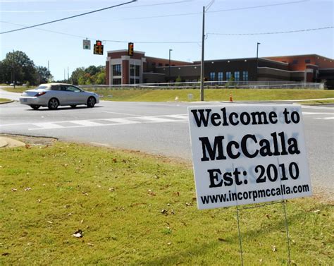 Going it alone: McCalla considers incorporation - al.com
