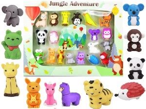 Sharva Enterprise Jungle Animal Erasers for Kids Price in India - Buy ...