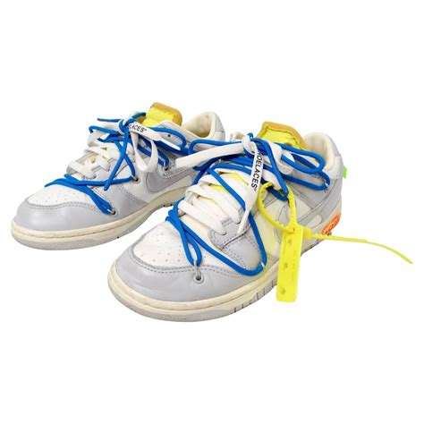 Off-White for Nike Dunk Low "Lot 10 of 50" Sneakers For Sale at 1stDibs