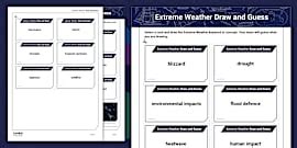 Extreme Weather: Key Word Revision Mat