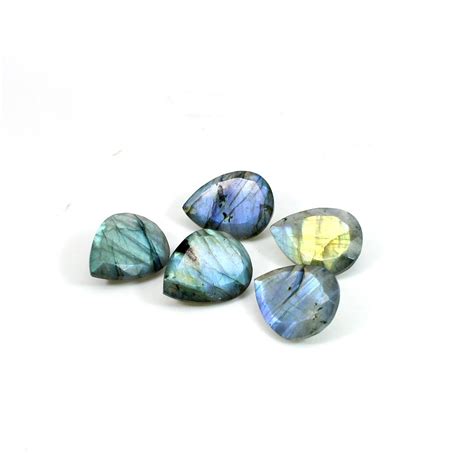 Buy Madagascar Natural Flashy Labradorite Calibrated Faceted Semi ...