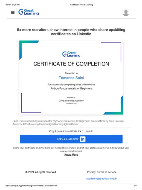 Image result for Python Full-Stack Developer Sample Certificate