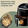 INALSA Air Fryer for Home|5.5 liter Capacity|Visible Window & Internal ...