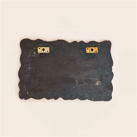 Buy Handcrafted Resin Black & Gold Nameplate Online On Zwende