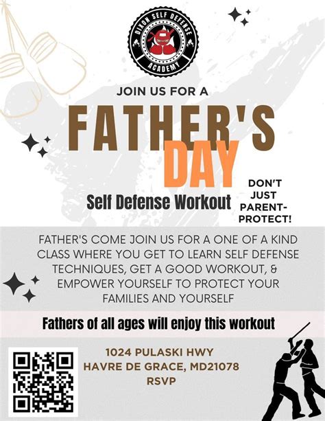Fathers Day Self Defense Workout, The Fitness Center of Havre de Grace ...