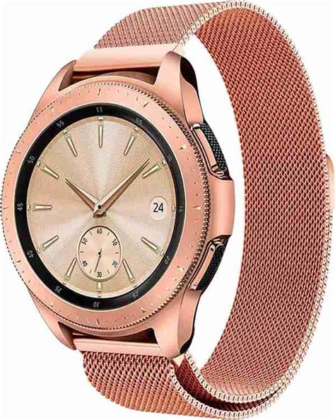 ACM Watch Strap Magnetic Loop for Conekt Sw1 Pro Smartwatch Rose Gold ...