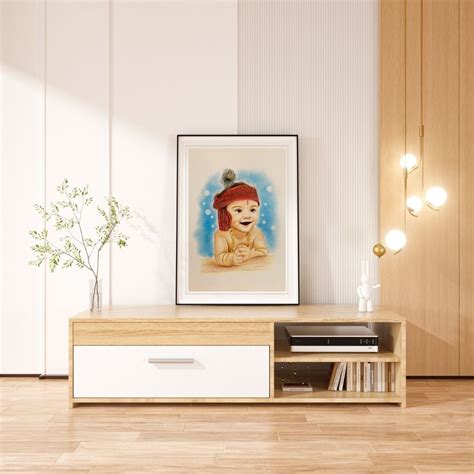 Beautiful Child Art in Color Pencil – Artwish
