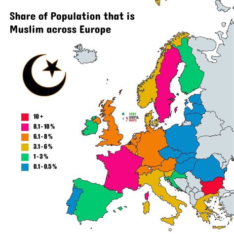 Europe Religion Map - Guide of the World