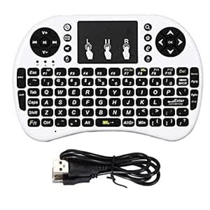 Amazon.in: Buy UJEAVETTE® 2.4Ghz Mini Wireless QWERTY Keyboard Touchpad ...