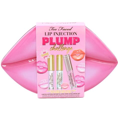 Amazon.com: Too Faced Lip Injection Plump Challenge Instant & Long-Term ...