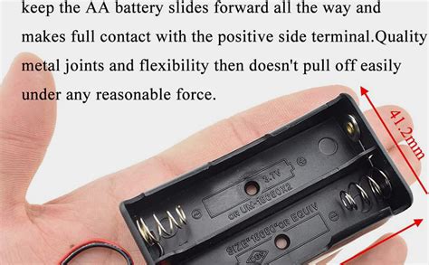 Super Debug Black Plastic Storage Box Case Holder For Battery 2 x 18650 ...