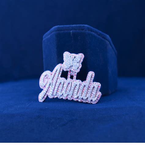 Amanda Butterfly Pendant | Custom Iced Out Women’s Diamond Jewelry ...