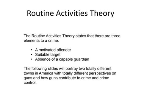 Image result for Examples of Routine Activities Theory