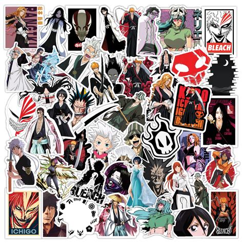 Bleach Anime Edition Laptop Vinyl Sticker Pack of 54 – Stickerly