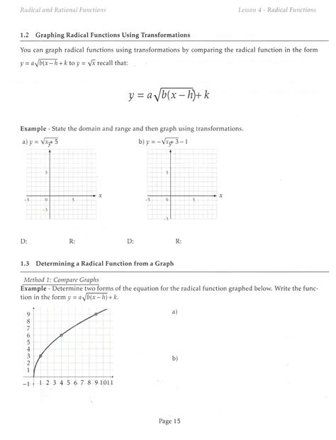 Solved You can graph radical functions using transformations | Chegg.com