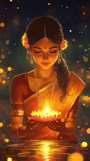 Greeting_social_media_post_for_deepavali_celebration | Premium AI ...