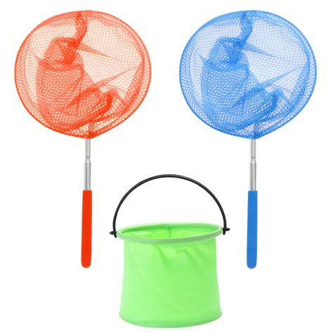 Buy Toyvian Fishing Nets Bucket Set Extendable Fishing Outdoor ...
