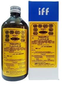 IFF BUSH Pineapple 90 Flavour Essence - 500 ML Pineapple Liquid Food ...