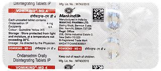 Vomikind Md 4 Tablet: Uses, Side Effects, Price & Substitutes
