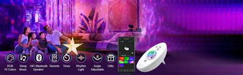 Buy Galaxy Star Night Light Projector Lamp with Smart App Control ...