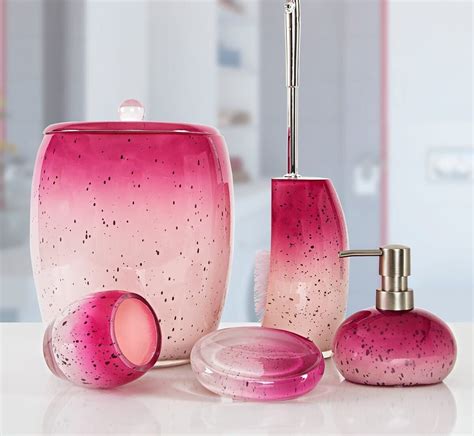 Pink Bath Accessories