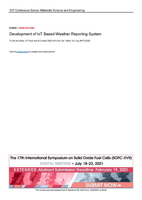 Pauzi 2020 IOP Conf. Ser. Mater. Sci - IOP Conference Series: Materials ...