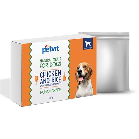 Petvit Chicken Rice Dog Food with Real Chicken Meat, Supports Joint an ...