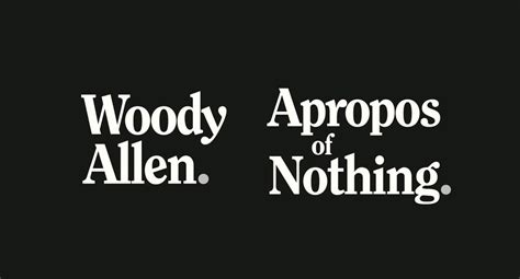 APROPOS OF NOTHING, Woody Allen's Autobiography, Is Out Now In The US ...