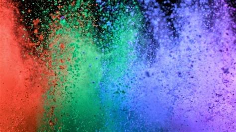 Slowmotion Shot Of Color Powder Exploision 的图像结果