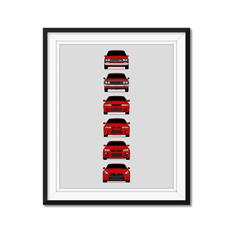 Nissan Skyline GT-R Generations Inspired Poster India | Ubuy
