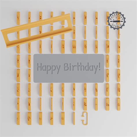 Patrick Hand Font Tile Set, 1/2" Font Size, 80 Pieces for Clay, Cookies ...