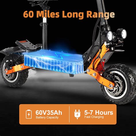 Electric Scooters Adults 50MPH Seat 5600W Fast Off Road 60Miles Range ...
