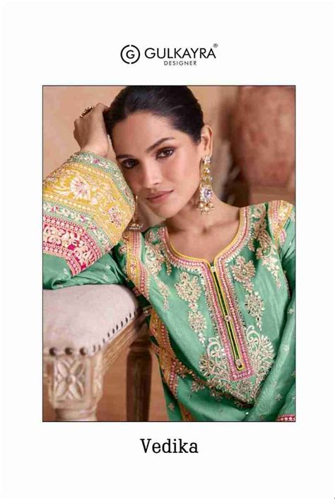 VEDIKA BY GULKAYRA DESIGNER 7406-A TO 7406-C SERIES BEAUTIFUL SUITS ...