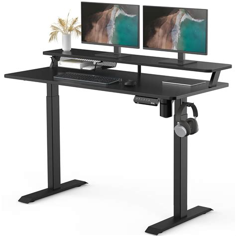 Fenge Electric Standing Desk 48 x 24 Inches, Quick Install Height ...