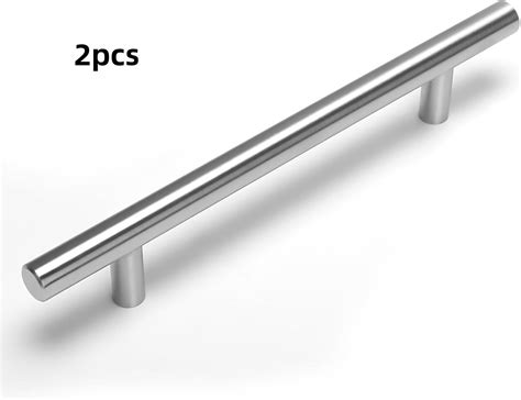 Juego de 2 tiradores de puerta de acero inoxidable (500 x 10 x 32 mm ...