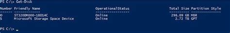 PowerShell Get Storage Pool 的图像结果