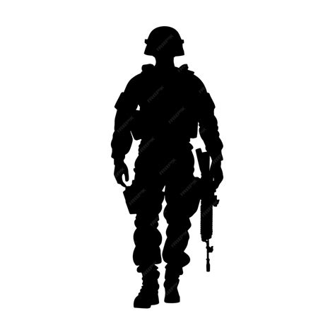 Soldier and army force silhouettes soldier army silhouettes army ...